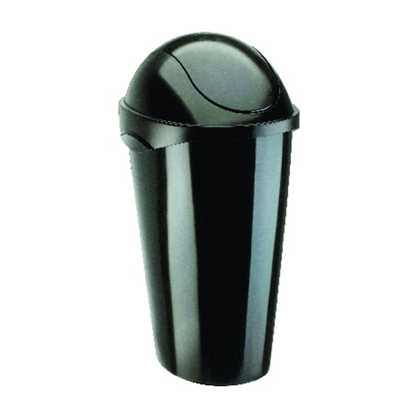 Umbra Umbra 13 gal Black Plastic Swing-Top Trash Can 086300-040 - main